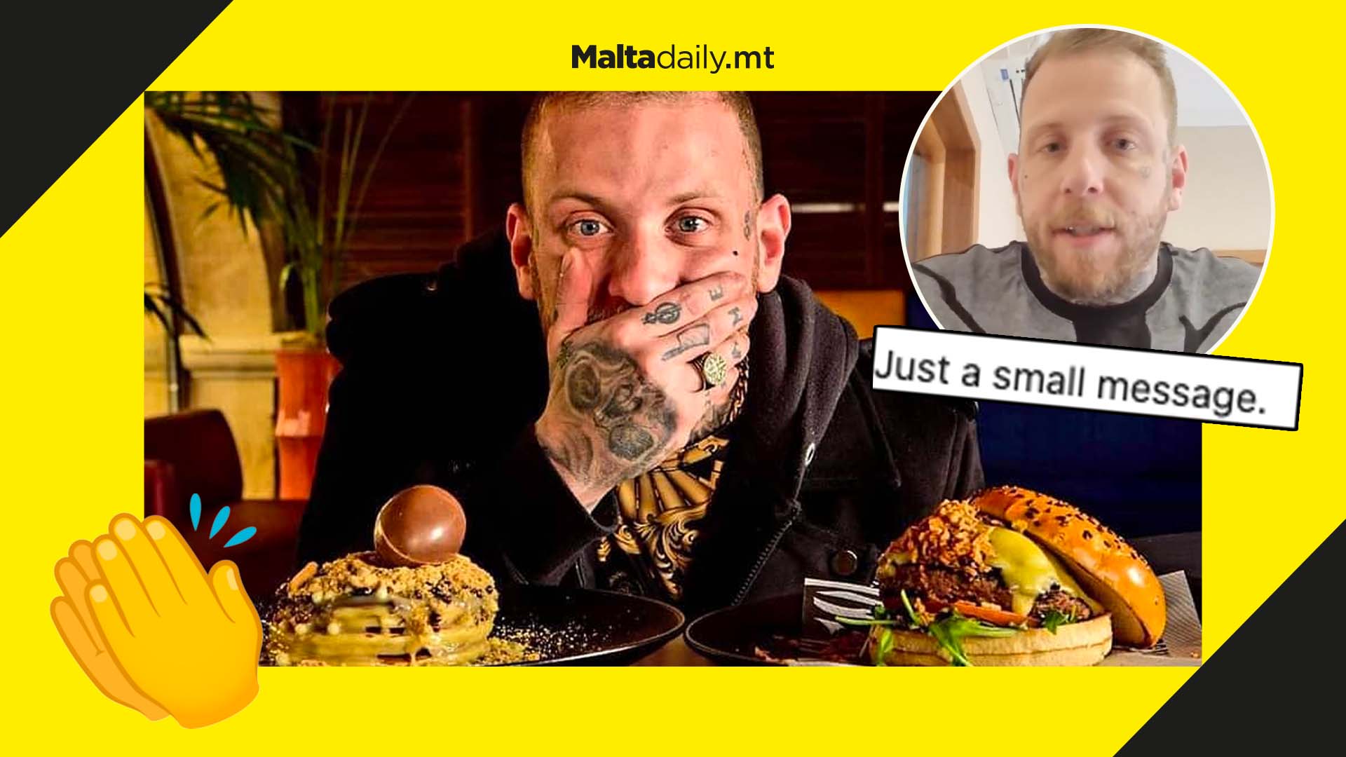 WATCH: Maltese chef issues plea to put an end to body shaming