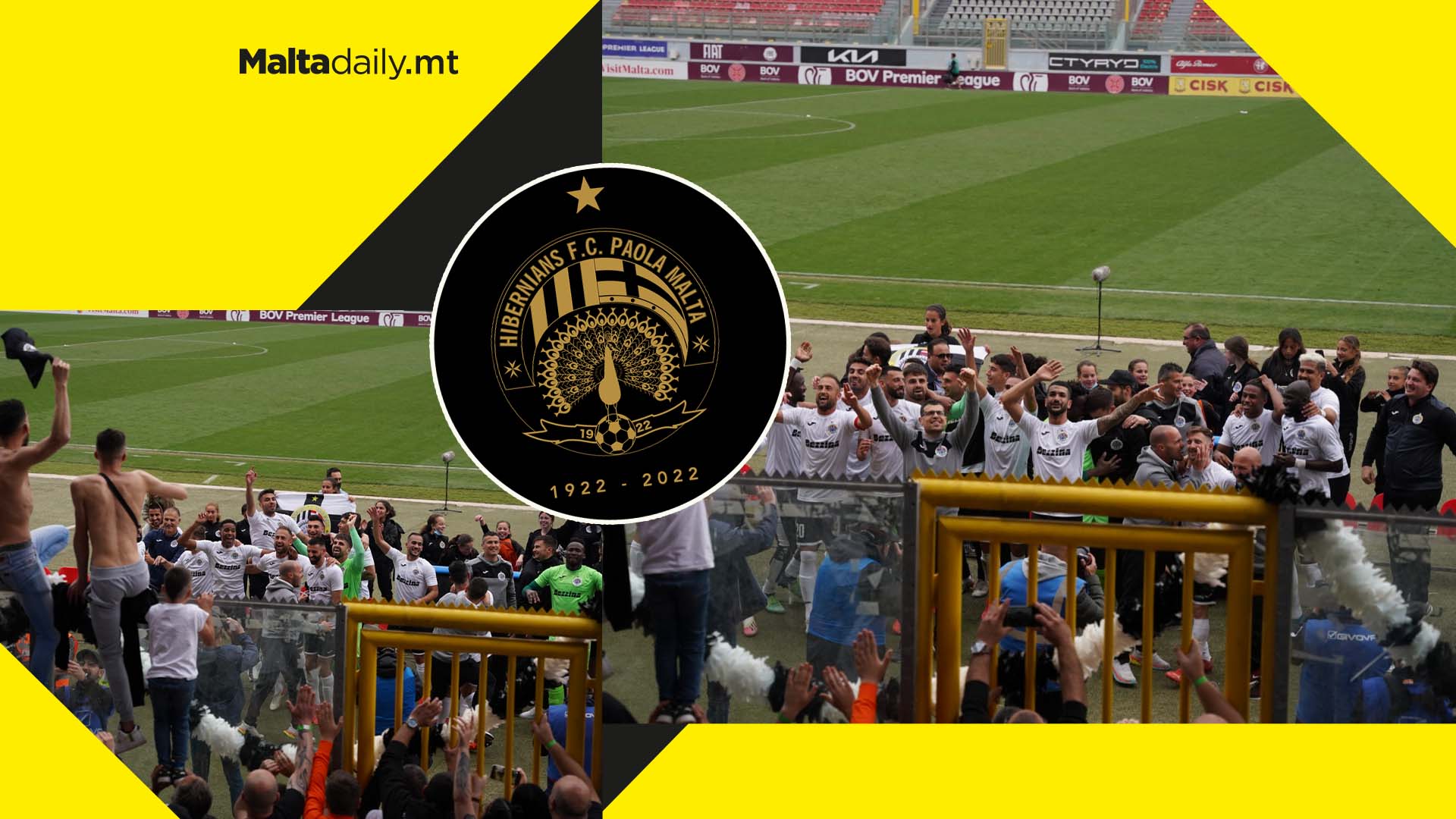 Hibernians seize championship title after 3-1 victory