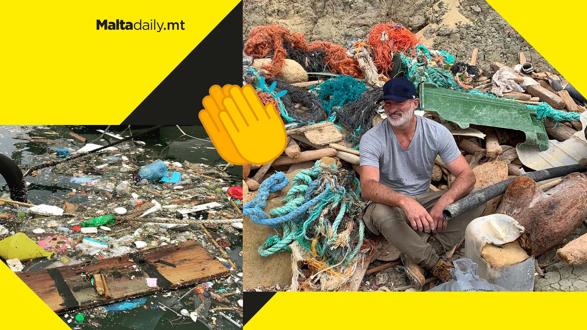 Local eco-hero transforms Maltese bays with massive clean-ups
