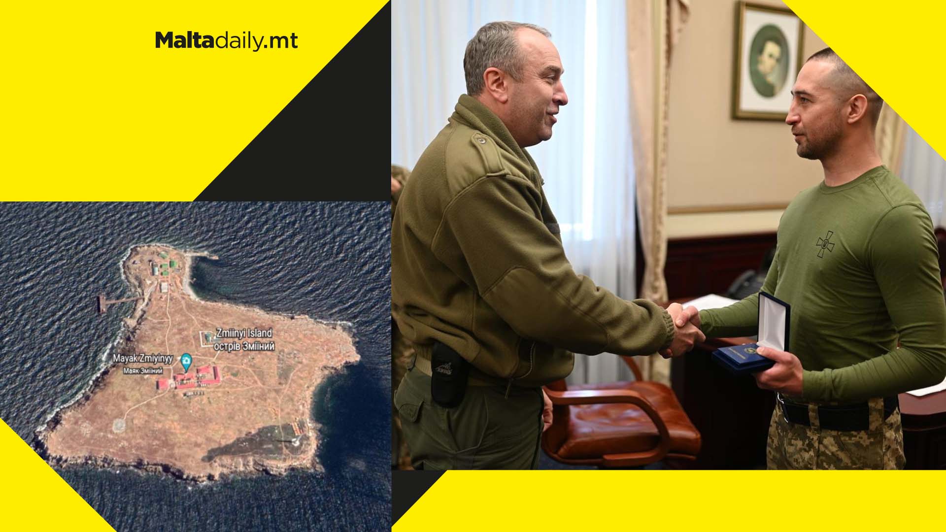 Ukrainian soldier awarded honorary medal after telling Russian warship “go f*** yourself”