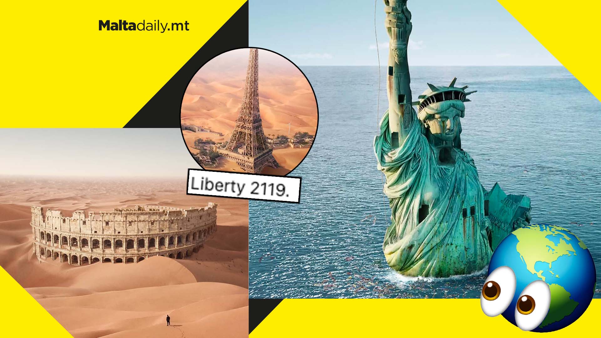 Artist reimagines Earth after climate collapse with chilling images