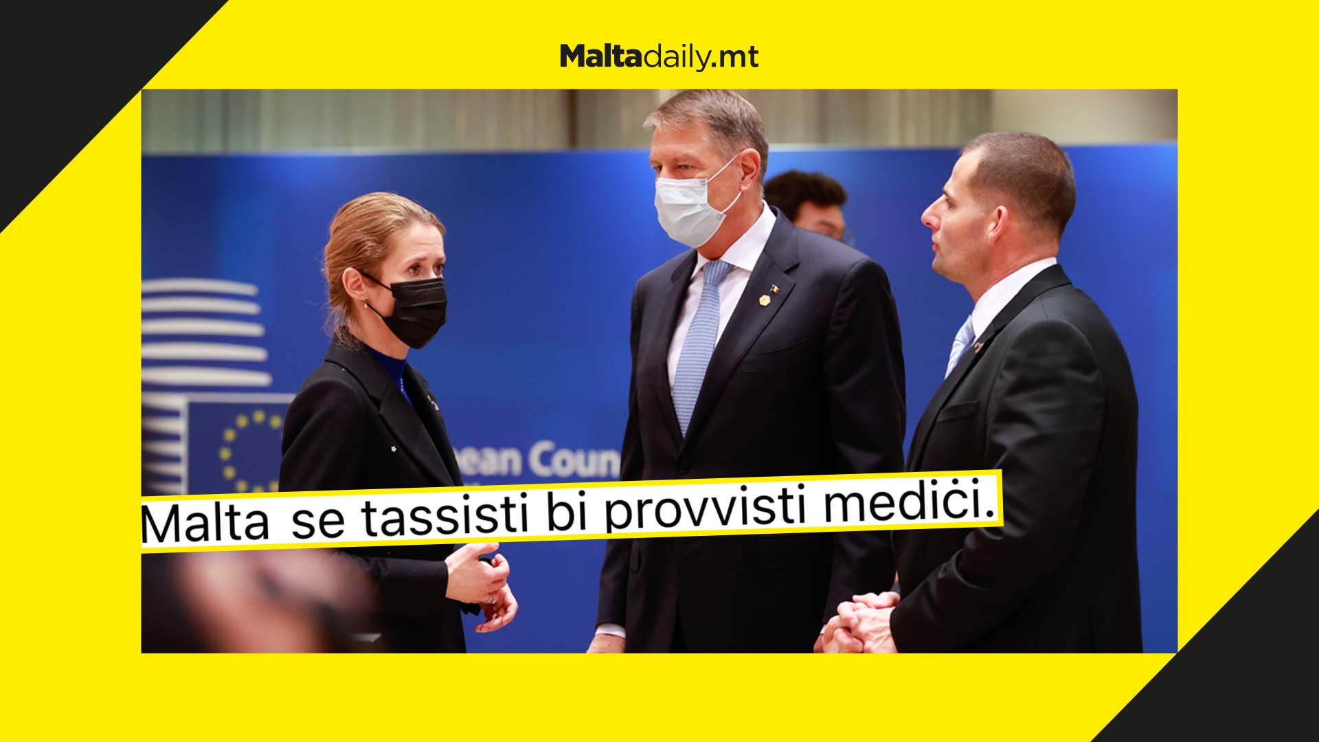 Malta to provide medical supplies to Ukraine as EU agrees on sanctions