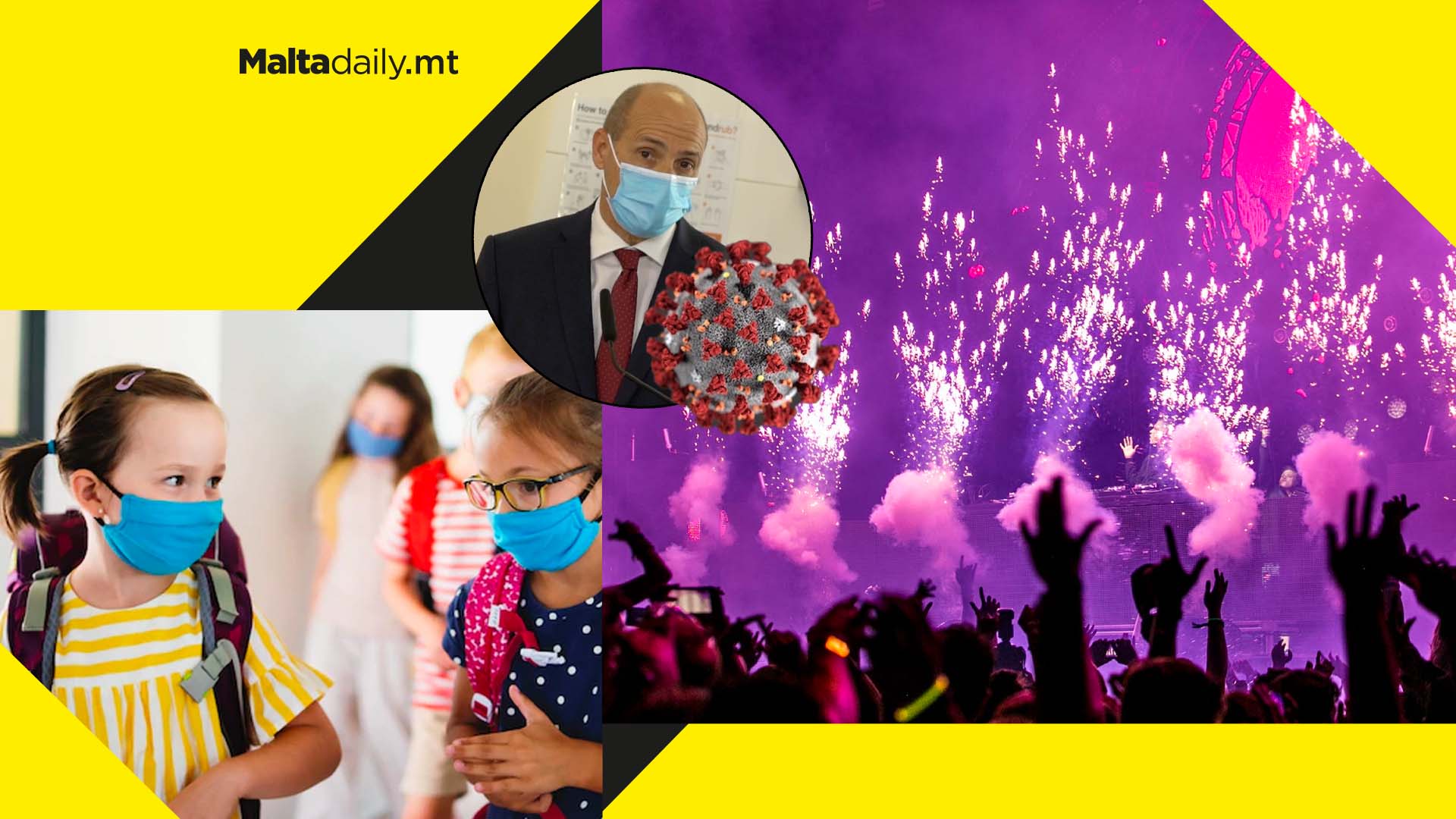 School masks and standing events – the measures eased today