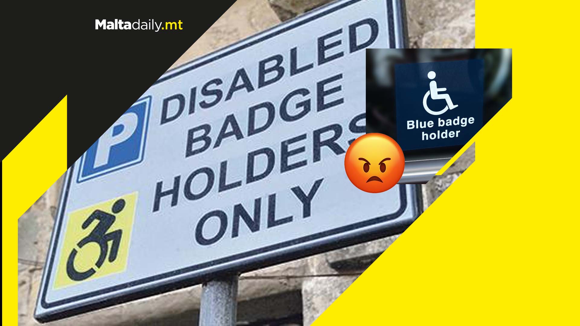 €250 fines for two men using fake disabled parking permits