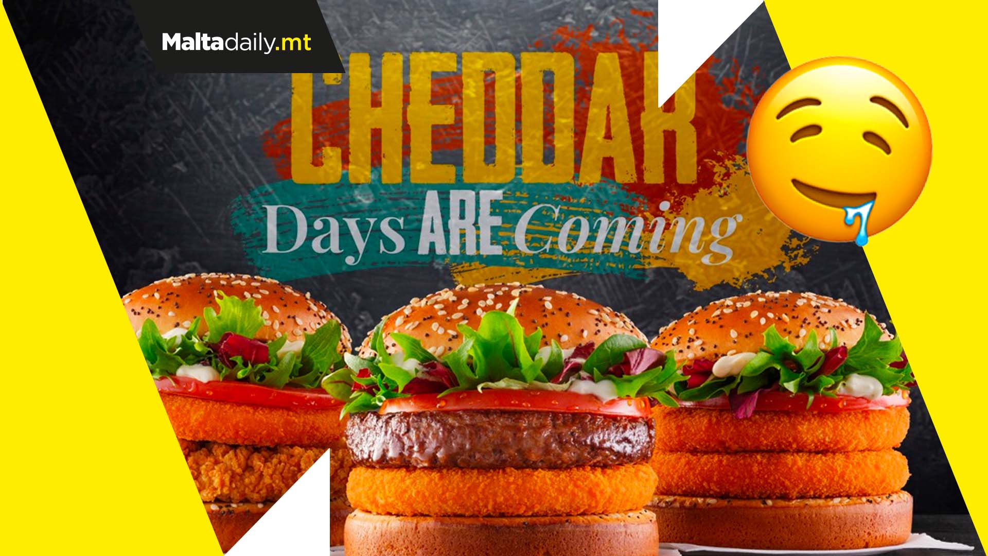 Cheese lovers alert as McDonald’s unveil three cheddar flavoured burgers