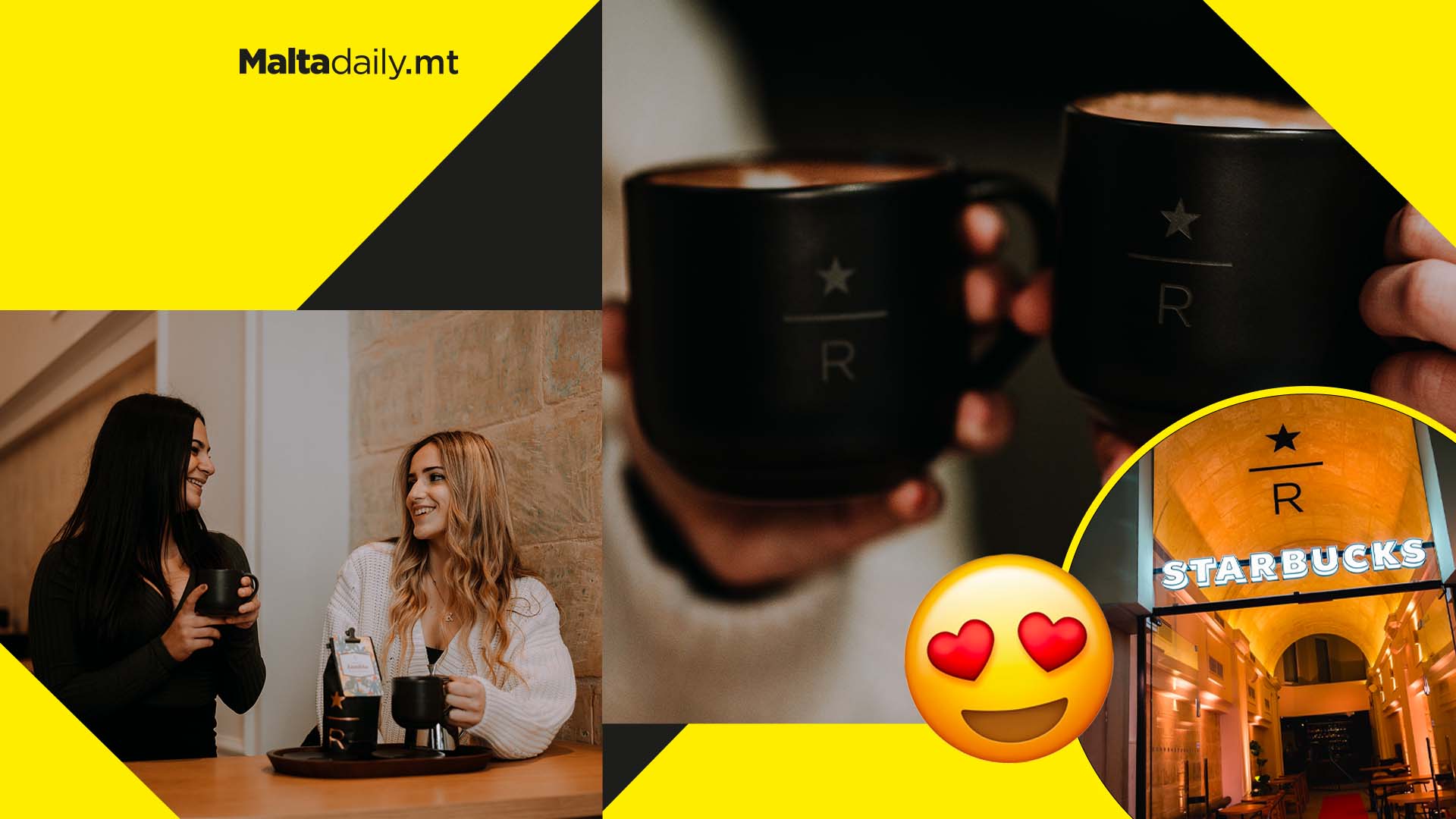 One of the finest Starbucks outlets in the world has just opened in Valletta