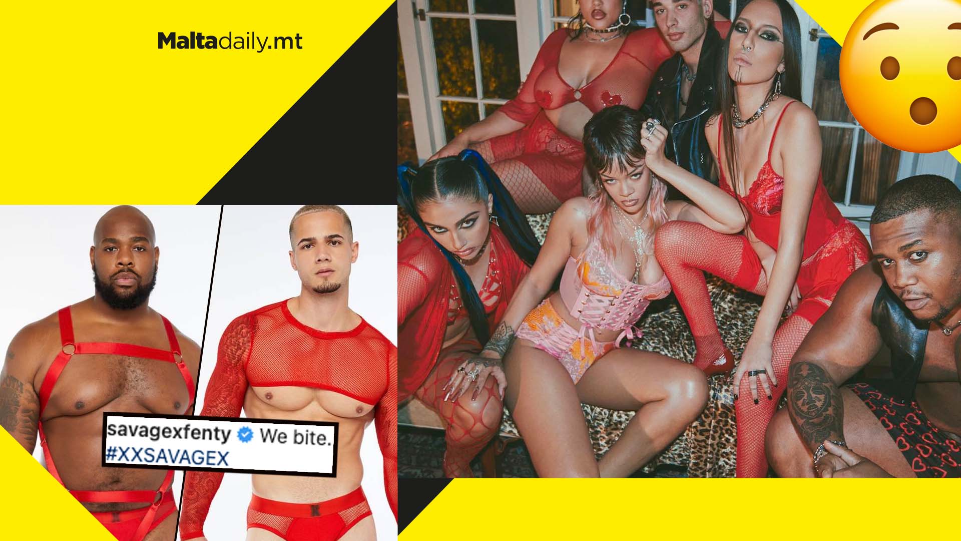 New lingerie line for men launched by Rihanna just before Valentine’s