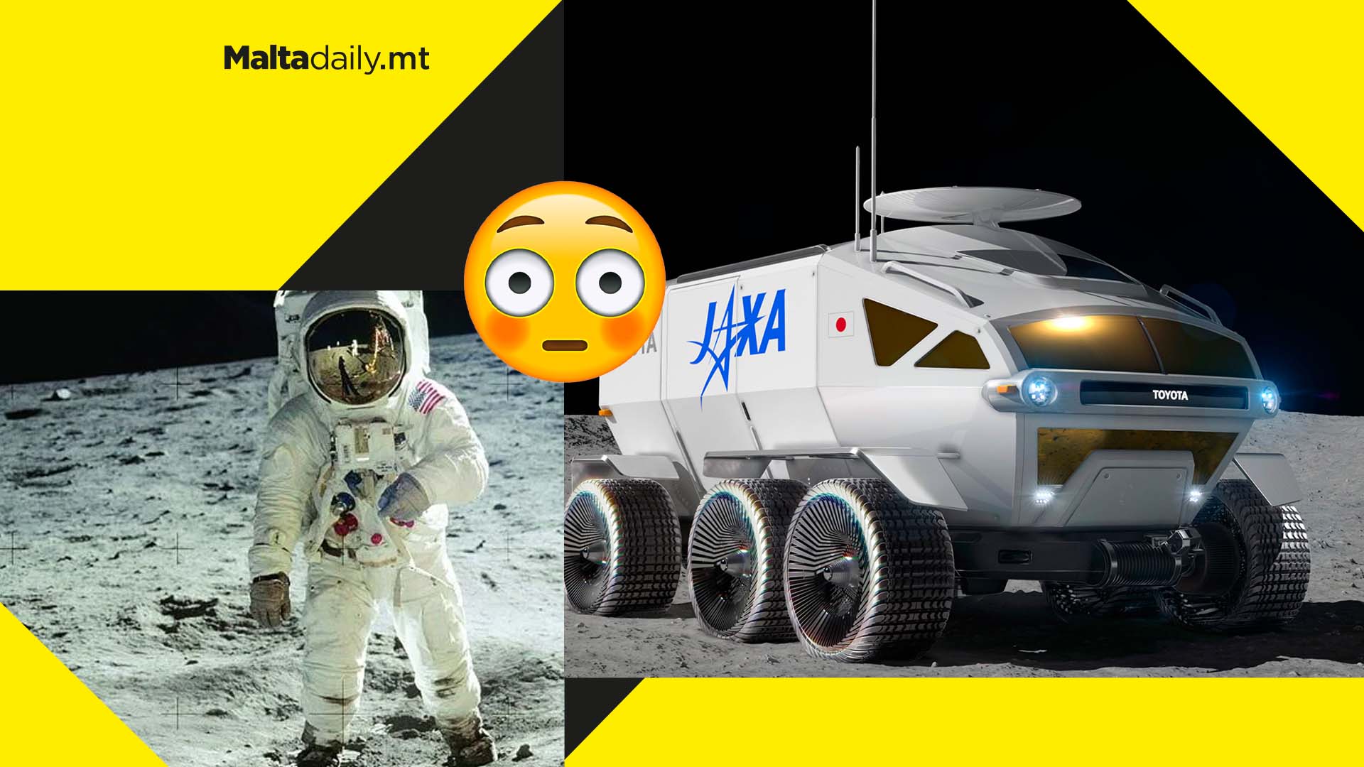 A car that can drive on the moon is being developed by Toyota