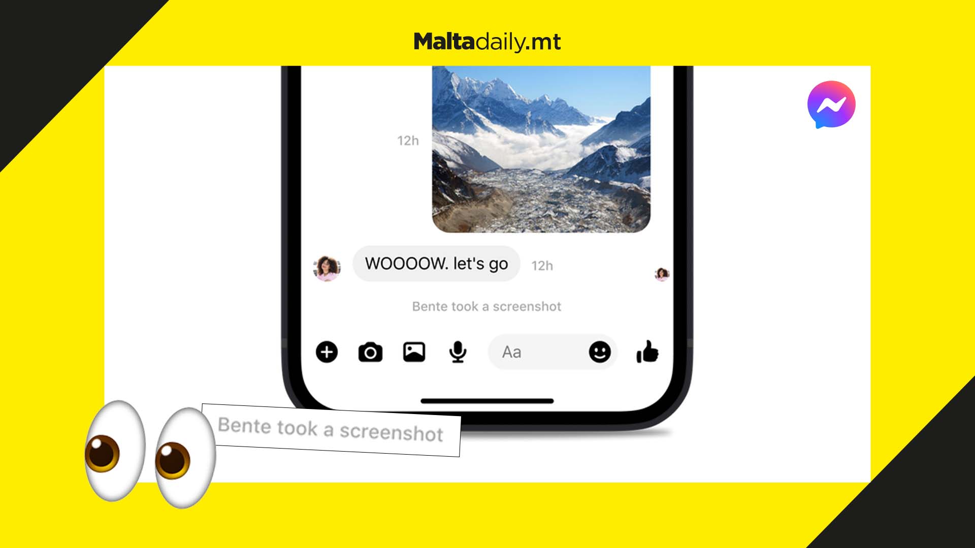 Facebook Messenger will notify you if someone screenshots your disappearing message