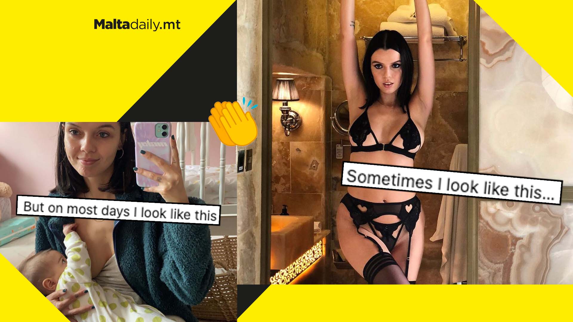 Maltese model shows the reality behind social media and everyday beauty