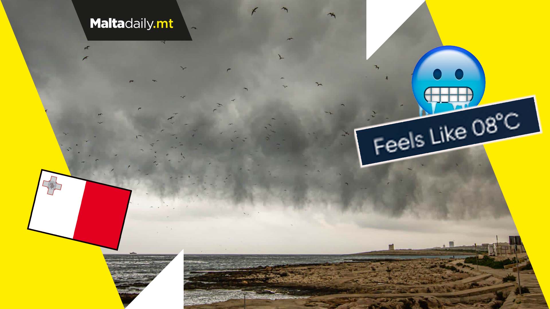 February set to bring in wintery and stormy weather in Malta