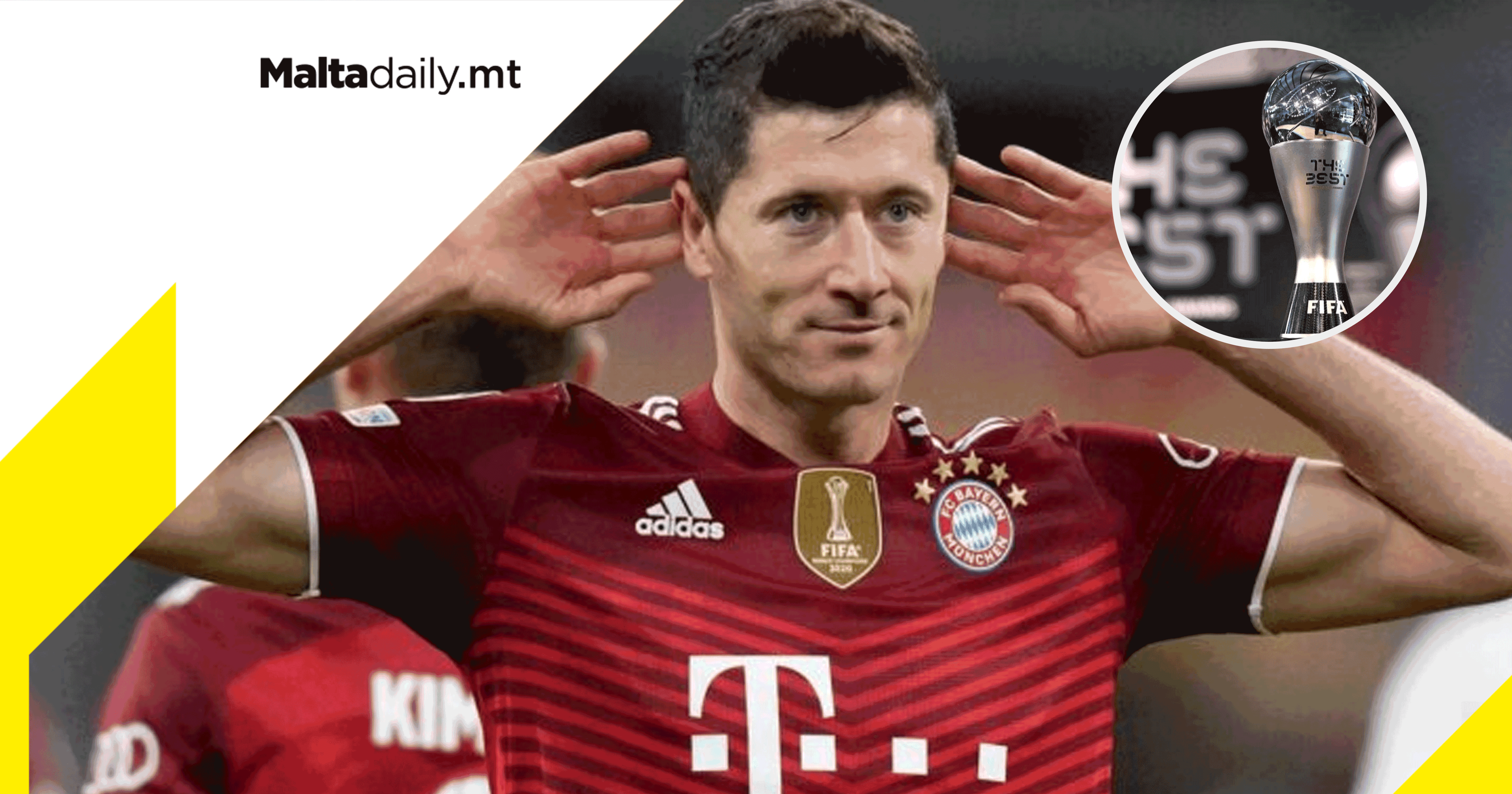 Robert Lewandowski wins Best FIFA Men’s Player award