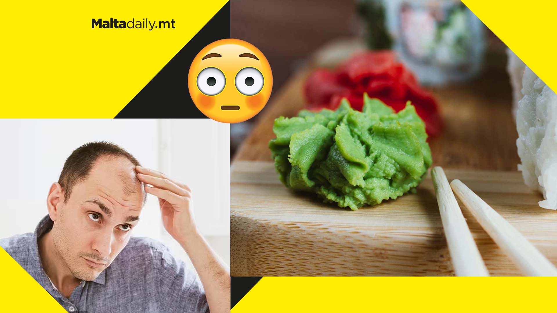Study suggests rubbing wasabi on your head could stop balding