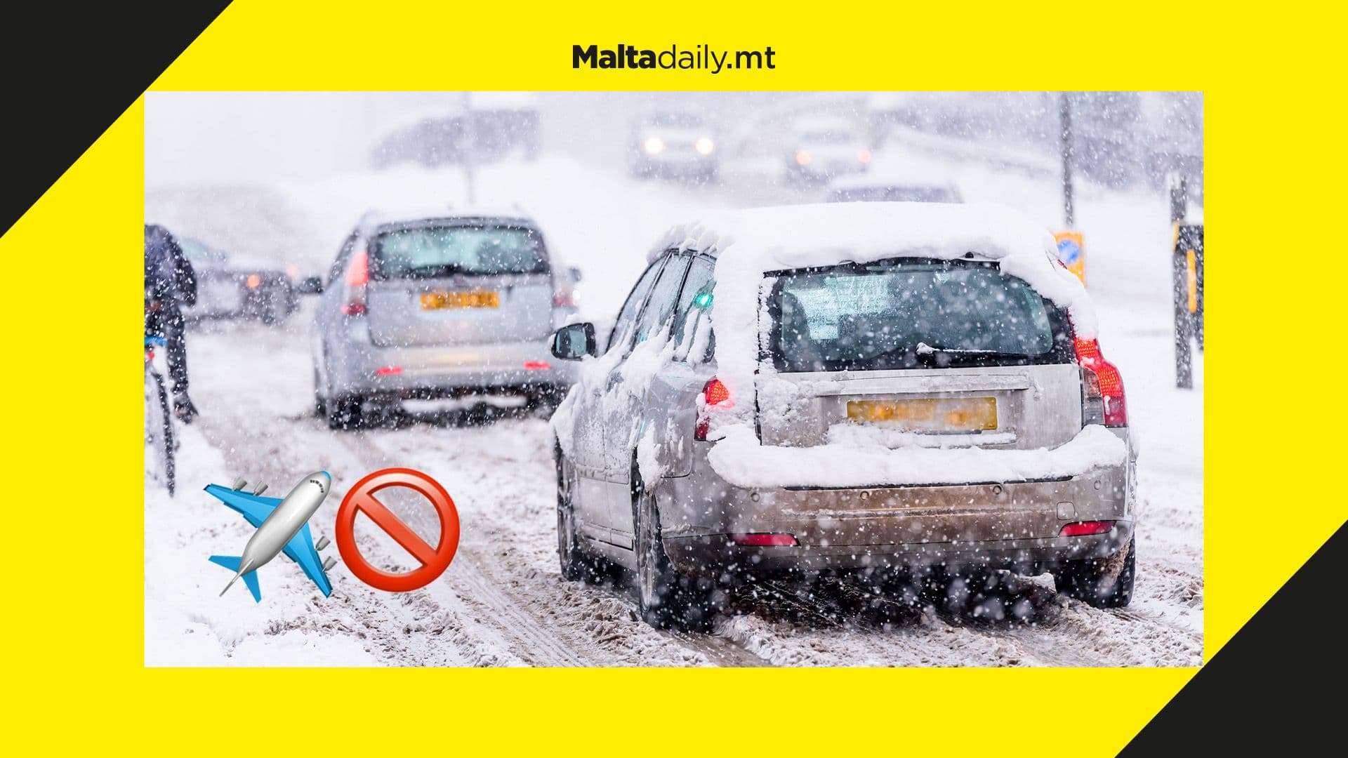 Cancelled flights & travel chaos as Arctic blast covers Europe