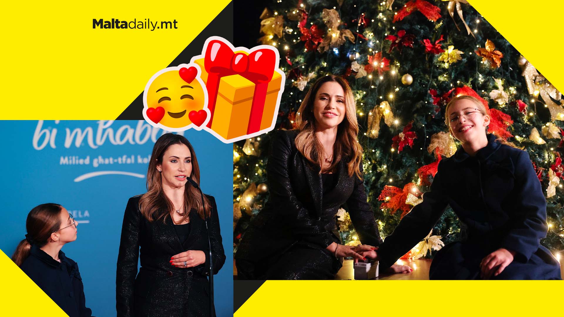 Lydia Abela & Giorgia Mae launch gift campaign for kids in Malta