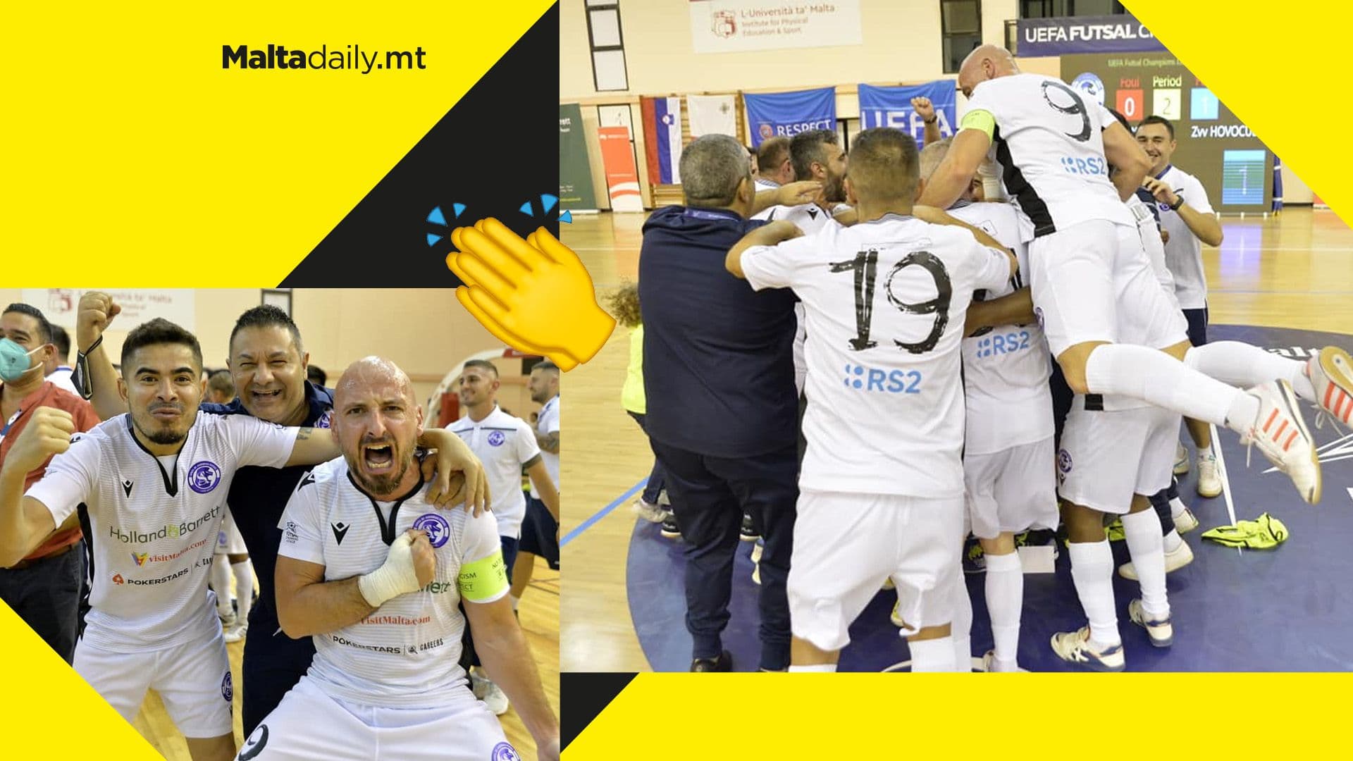 WATCH: Luxol St. Andrews first Maltese team to reach Elite round in Futsal Champions League