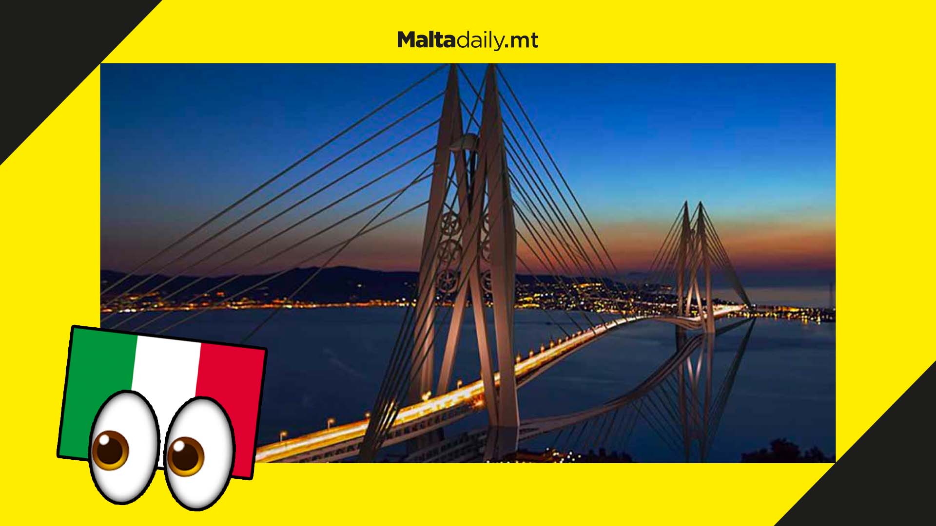 You might soon be able to drive straight to Italy with your car from Sicily