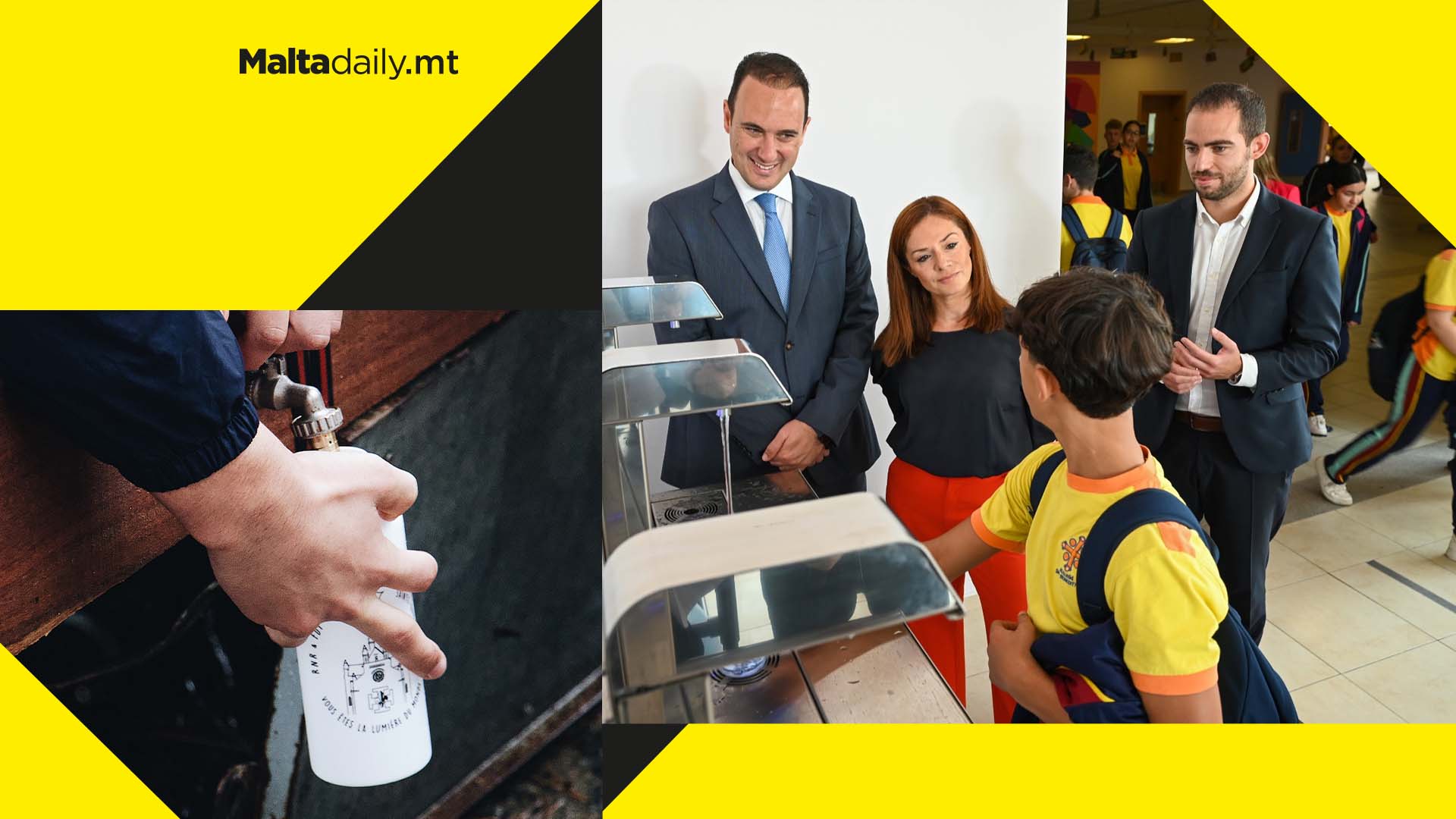 New public water dispensers to spare 2 million kilograms of plastic per year