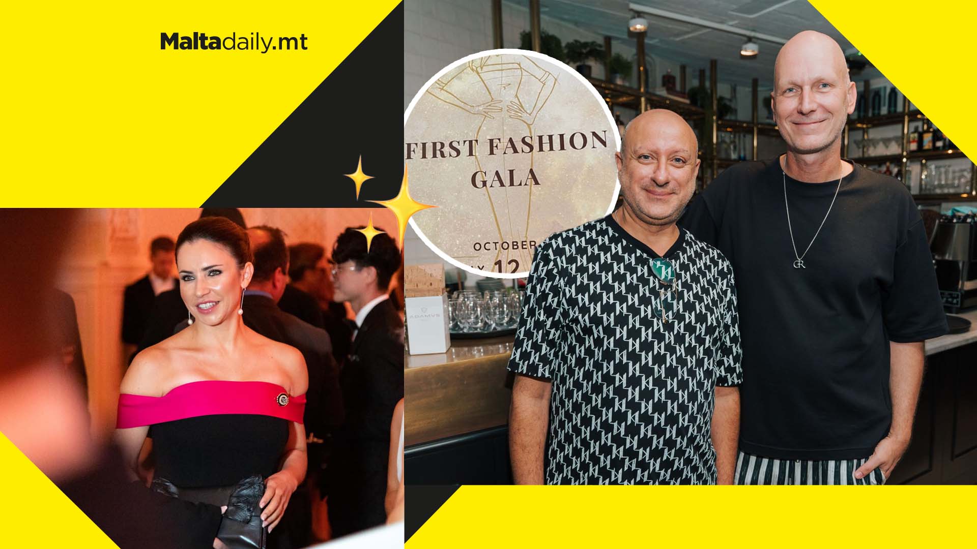 Charles & Ron showcase Lydia Abela-worn dresses at Washington D.C. fashion gala