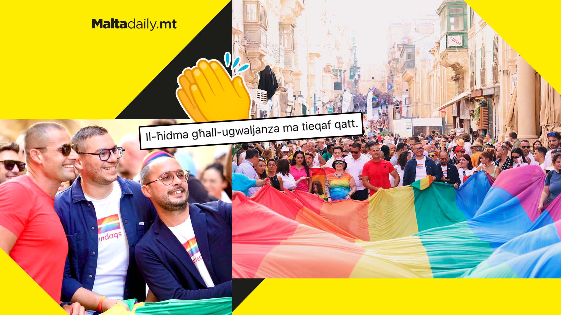 The fight for equality never ends says Prime Minister as he joins Pride March