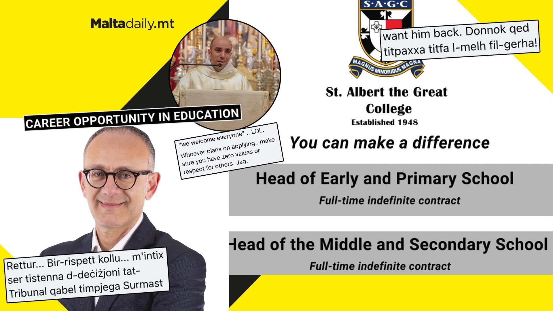 Vacancy issued to replace Mario Mallia receives huge backlash