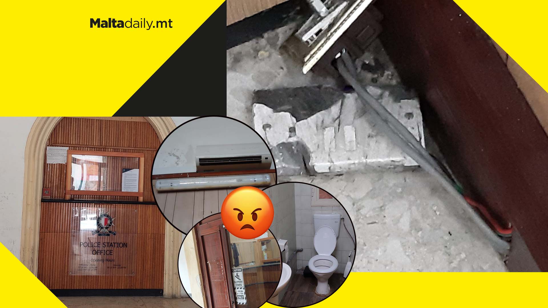 Police union calls out inadequate Valletta police station conditions