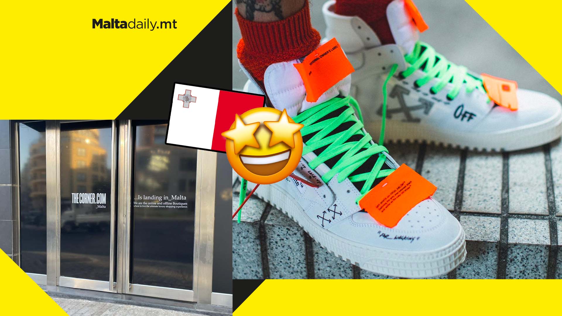 Click to see the Luxury fashion brands landing in Malta at thecorner.com