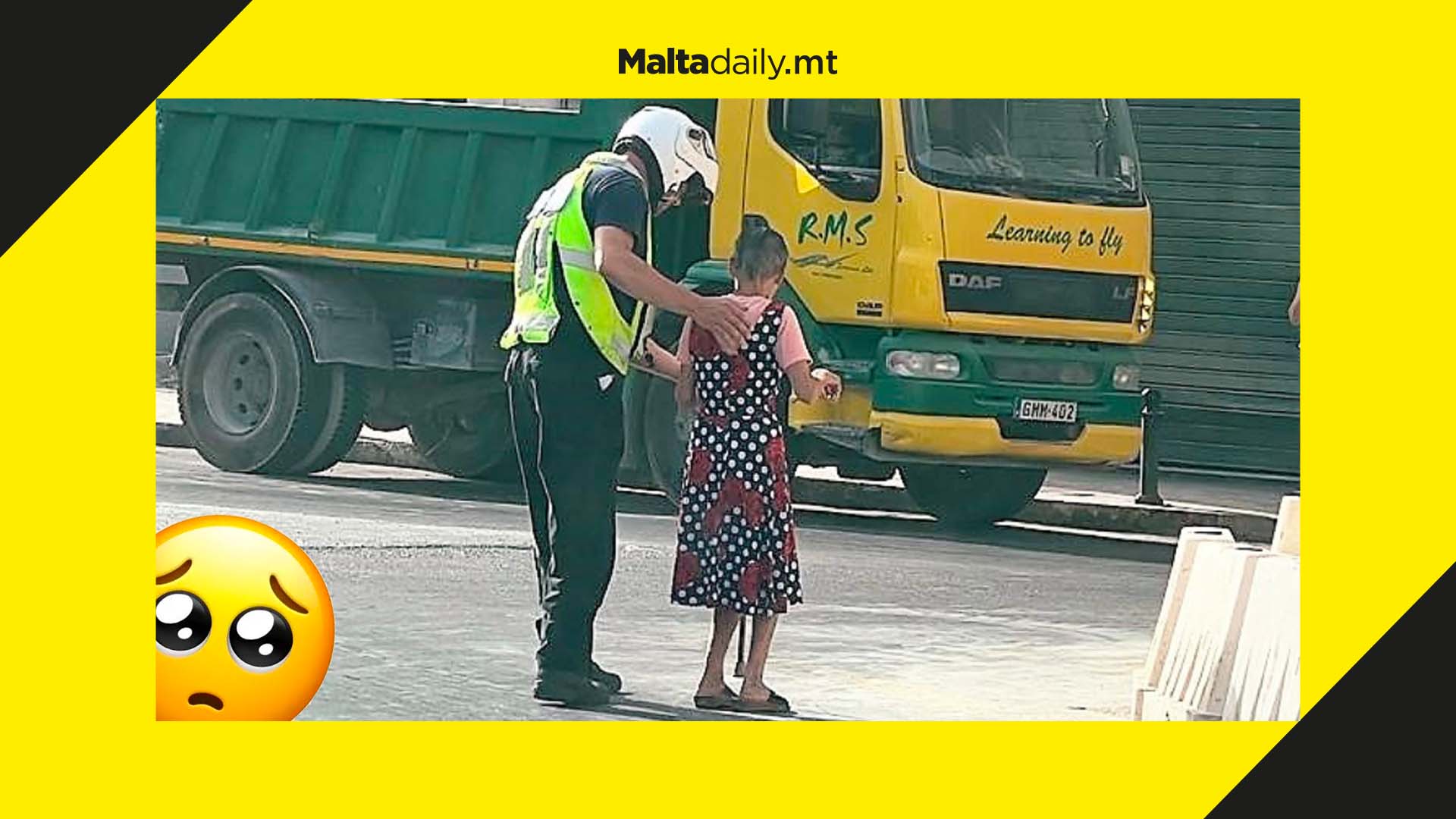 This officer helping a woman cross the road is the most wholesome thing you’ll see all day
