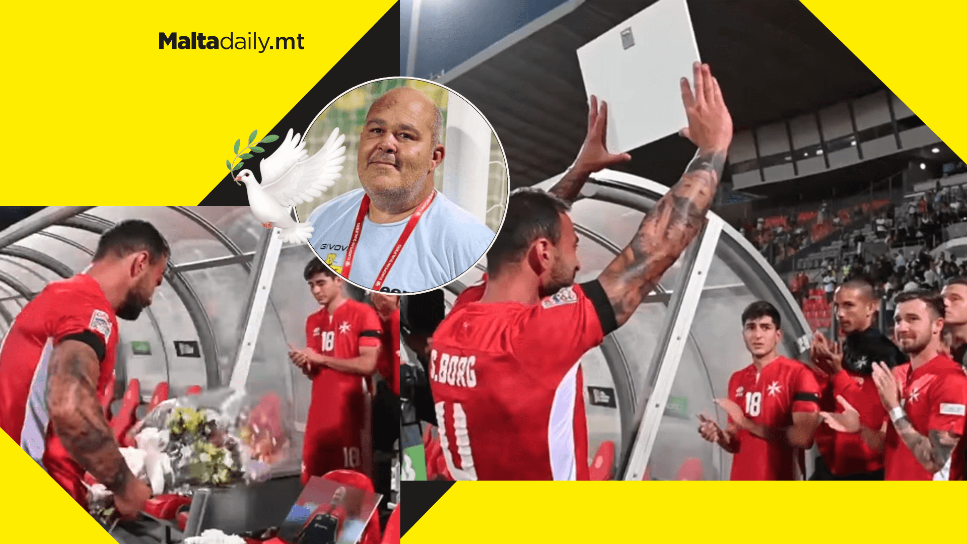 Mark il-Lullu Piscopo remembered before yesterday’s win over San Marino