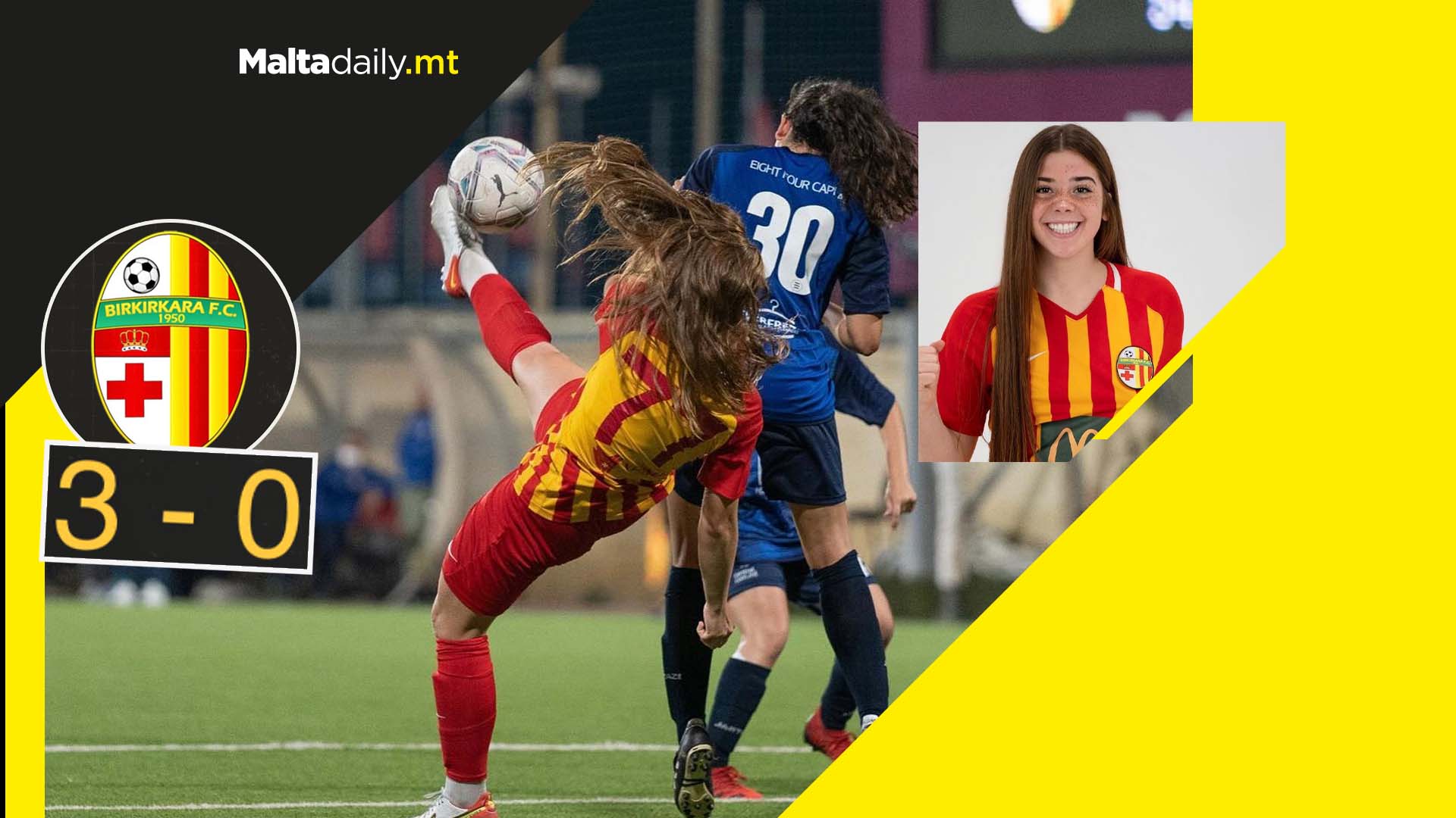 Wonder goal by Patricia Lamanna for Birkirkara FC ahead of victory