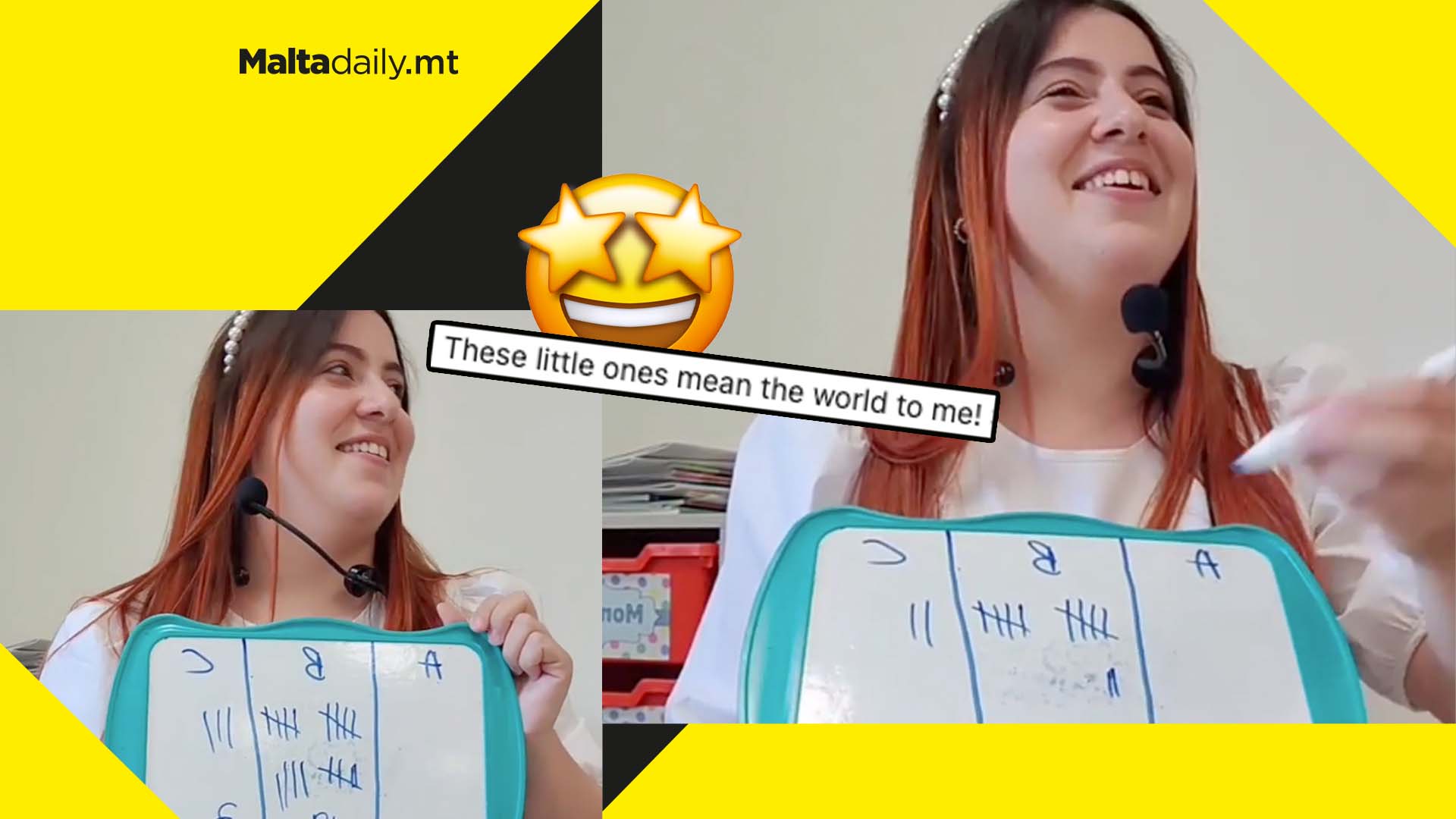 Maltese teacher asks students to help choose her wedding dress