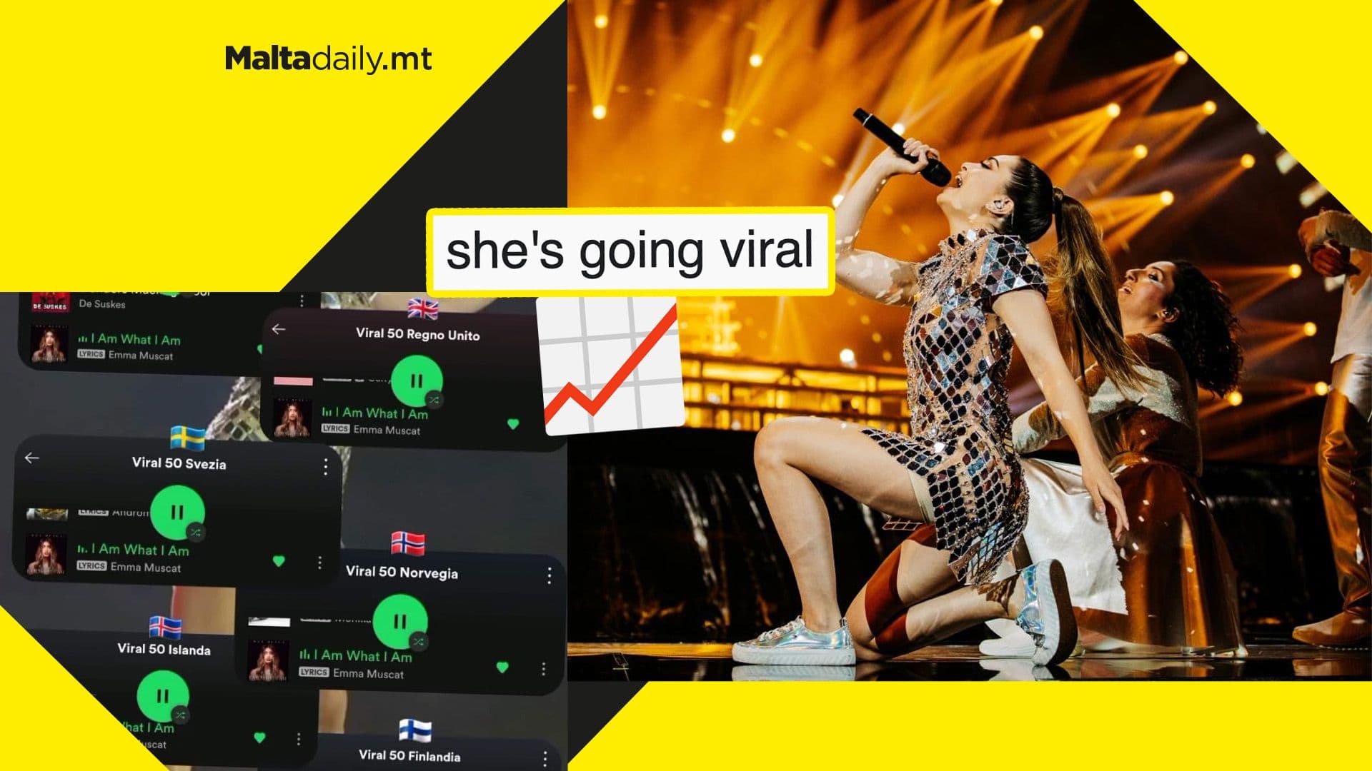 Despite not qualifying, Emma Muscat’s song ‘I Am What I Am’ is going viral across Europe