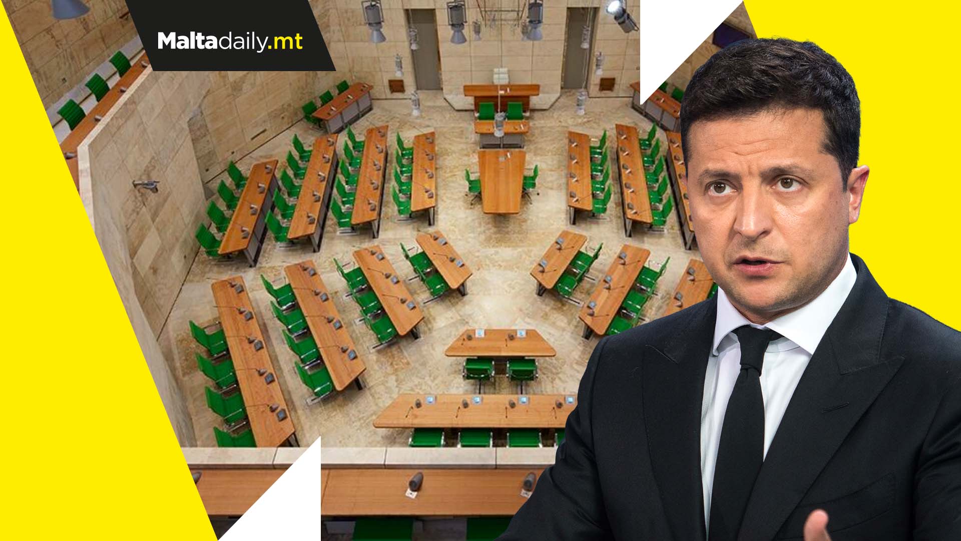 Ukrainian President Zelenskyy to address Maltese parliament today