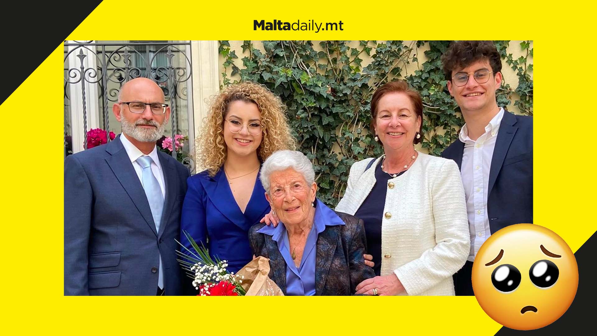 Eve Borg Bonello thanks her grandmother for always supporting her