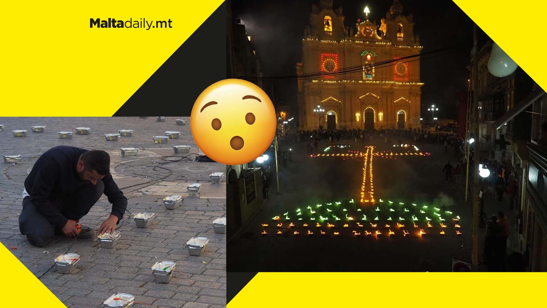Birkirkara breaks national record with cross-shaped ‘fjakkolata’