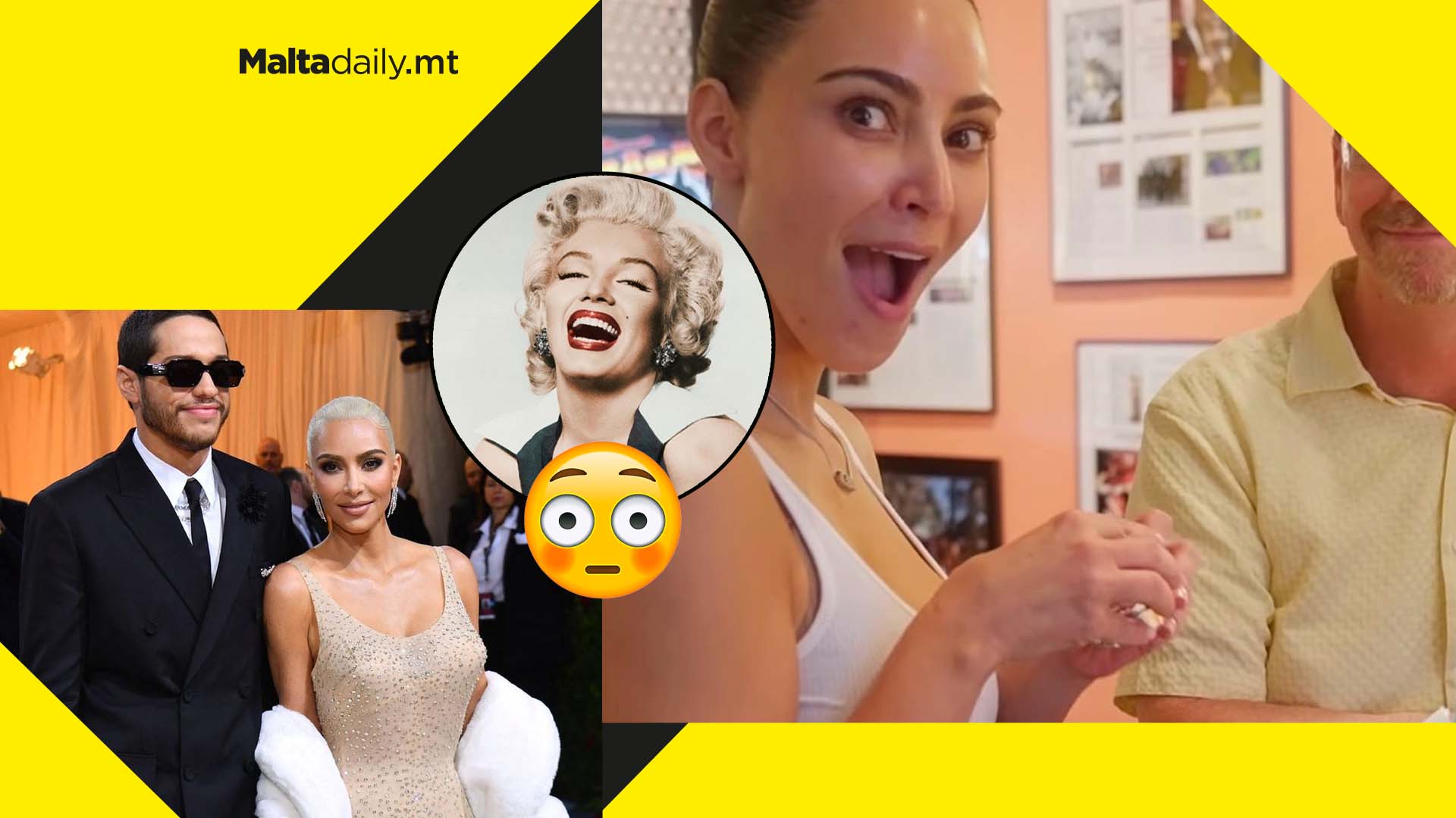 Kim Kardashian receives lock of Marilyn Monroe’s hair after wearing her dress
