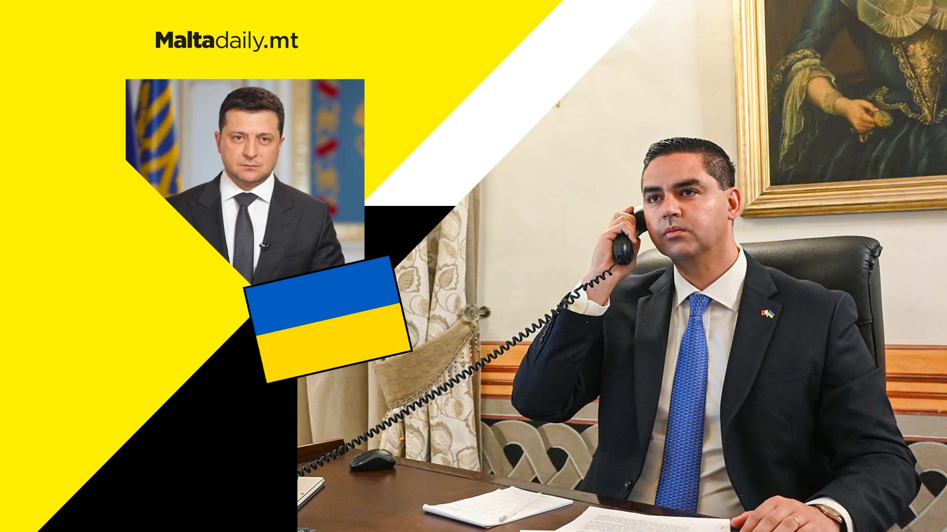 Ian Borg asks Ukrainian president Zelenskyy to address Maltese parliament