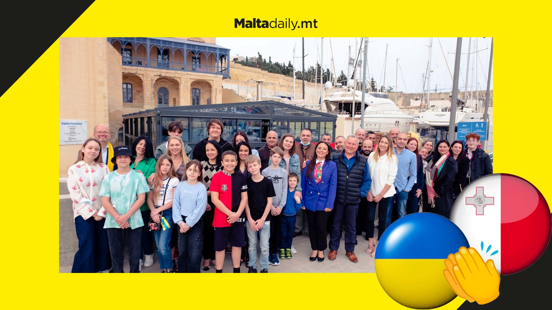 Offices to apartments: 10 Ukrainian refugee families in Malta move in