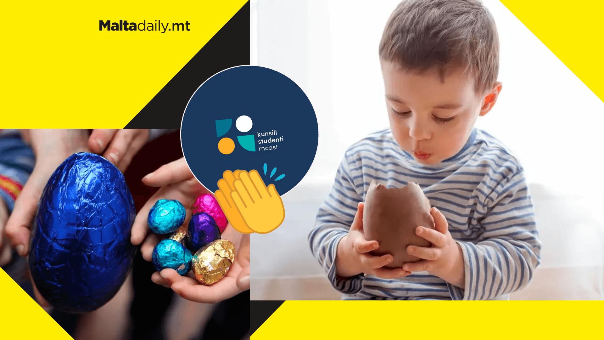 MCAST students raising money to donate easter goodies to kids in hospital