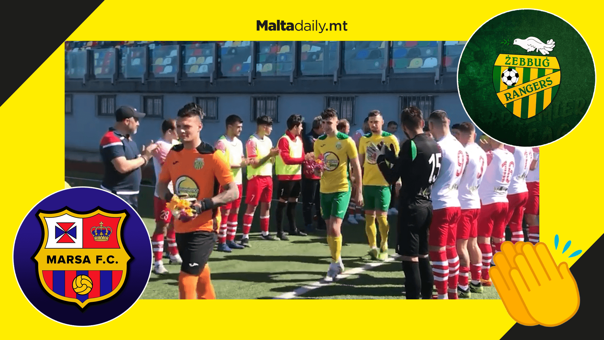 Marsa shows great sportsmanship to honour Zebbug as league winners