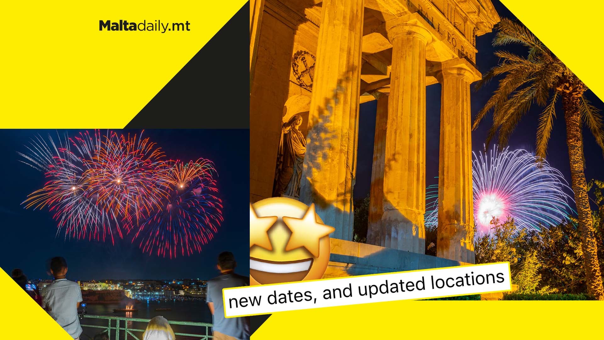 New dates announced for the Malta International Fireworks Festival 2022