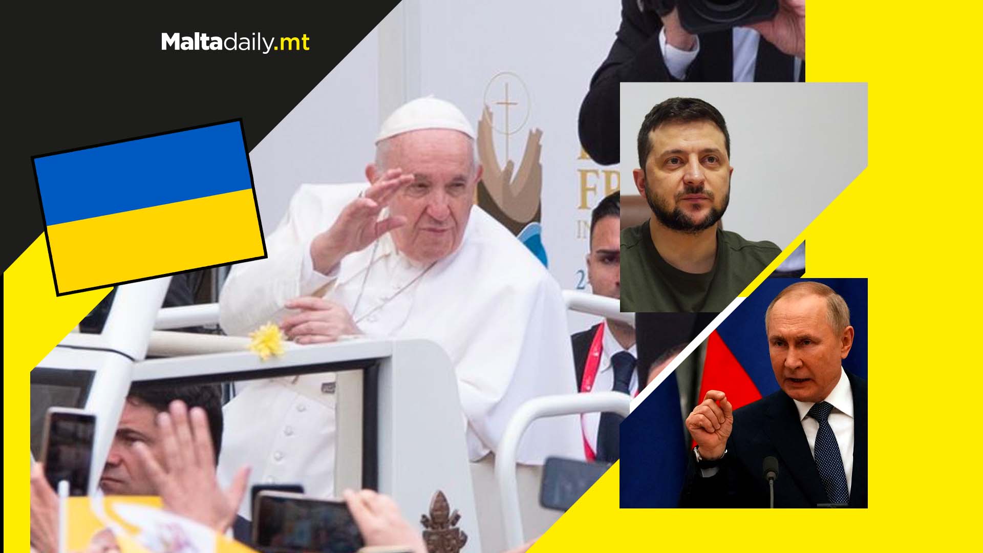 Pope Francis indirectly criticises Putin and says Ukraine visit is possible