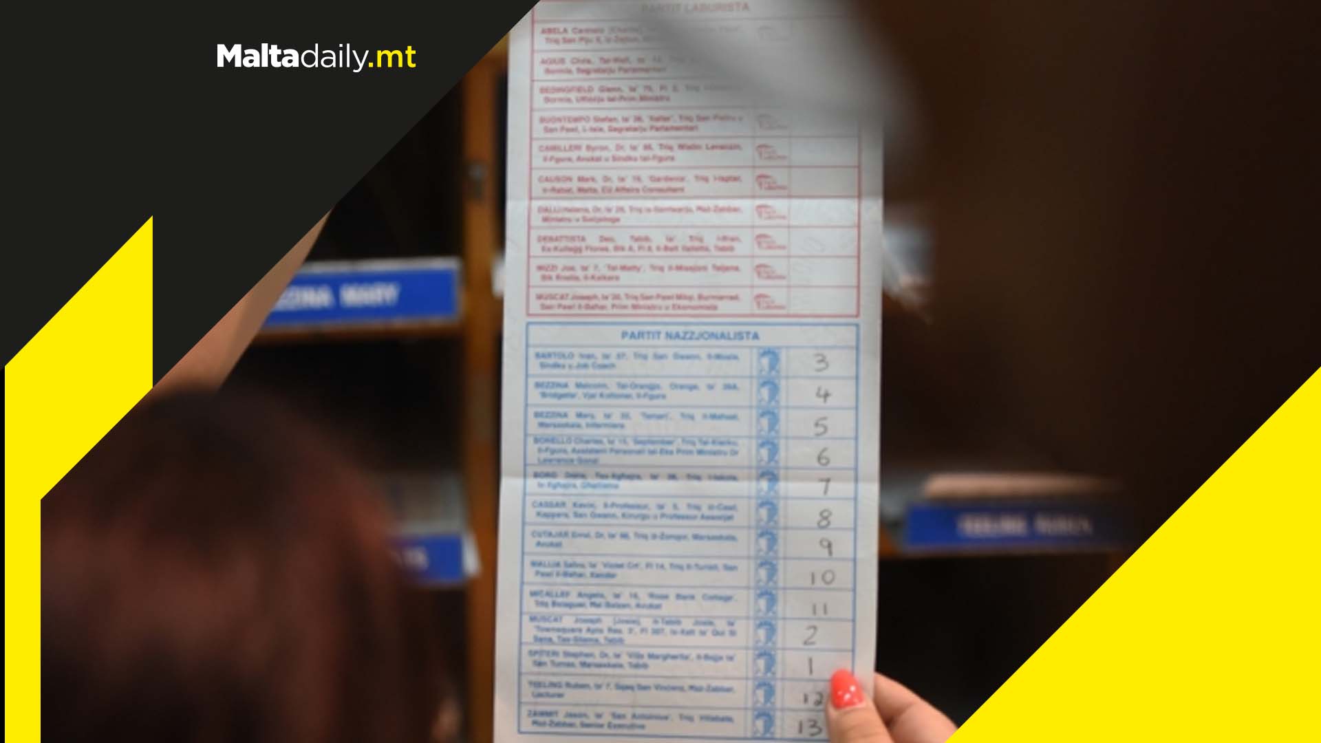 Last chance to pick up vote documents today