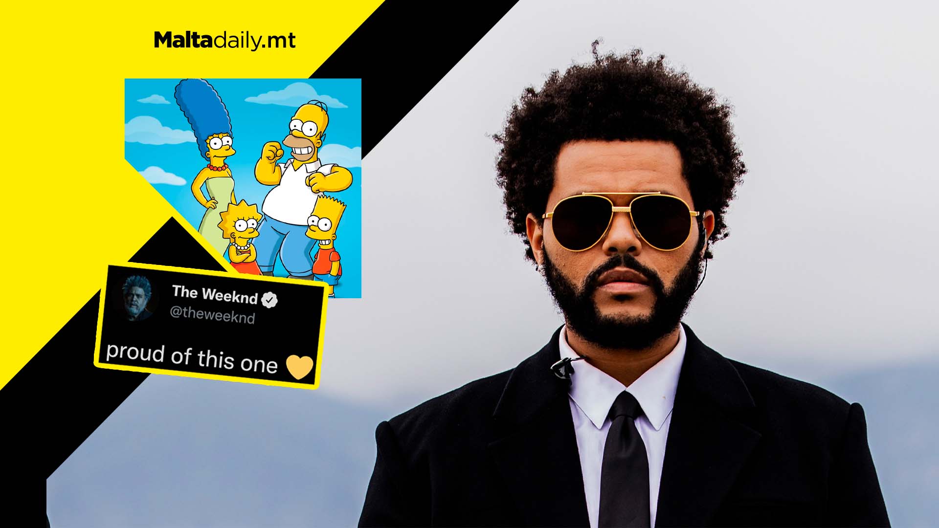 The Weeknd is finally guest starring on The Simpsons and we can’t wait