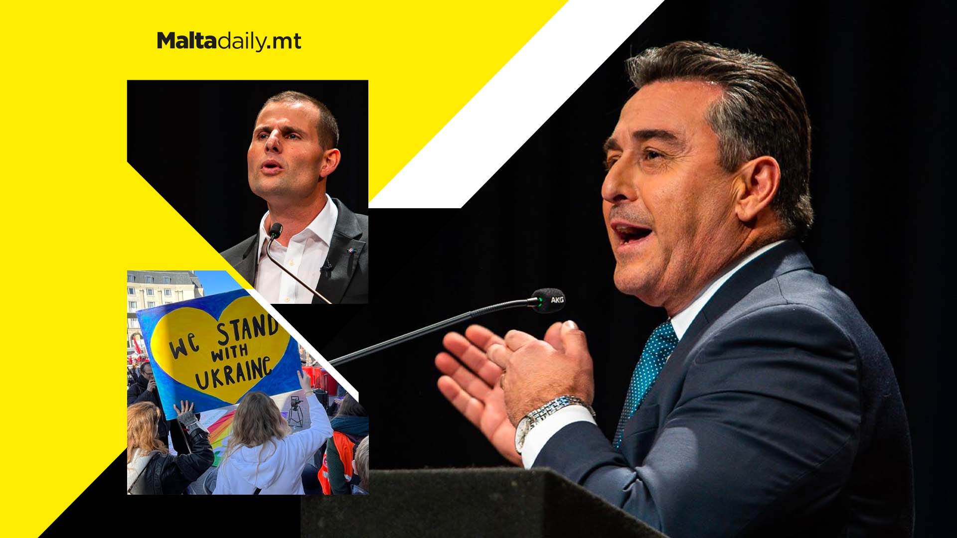 Bernard Grech proposes a halt to electoral campaign to support Ukraine