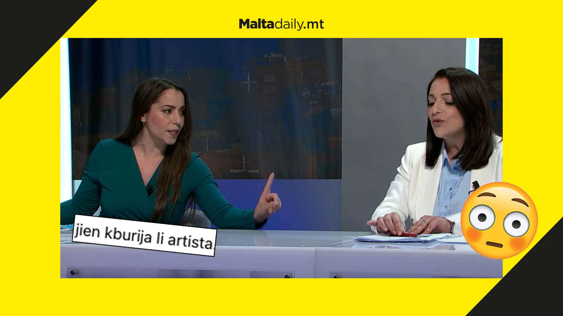 ‘We’re not singing on stage here’ Julia Farrugia Portelli tells Julie Zahra