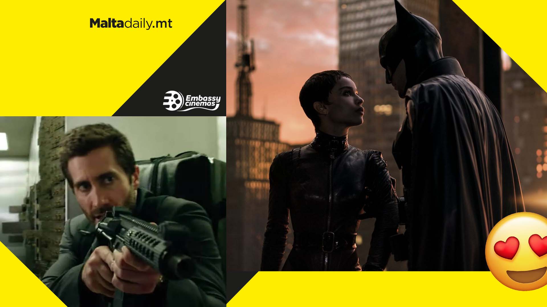 Fancy a film? Here’s what’s dropping at The Embassy Cinemas Valletta in March