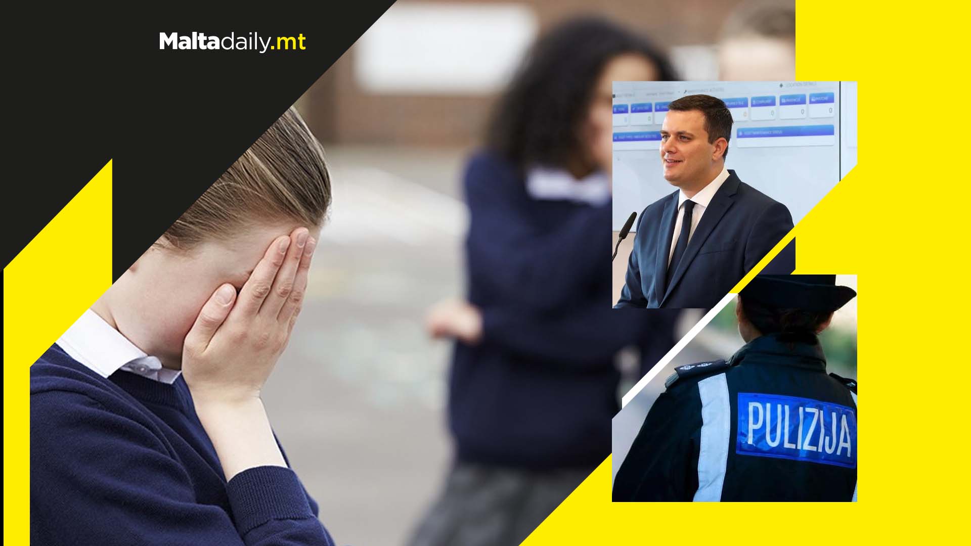 Police received 18 cases of bullying on minors a year