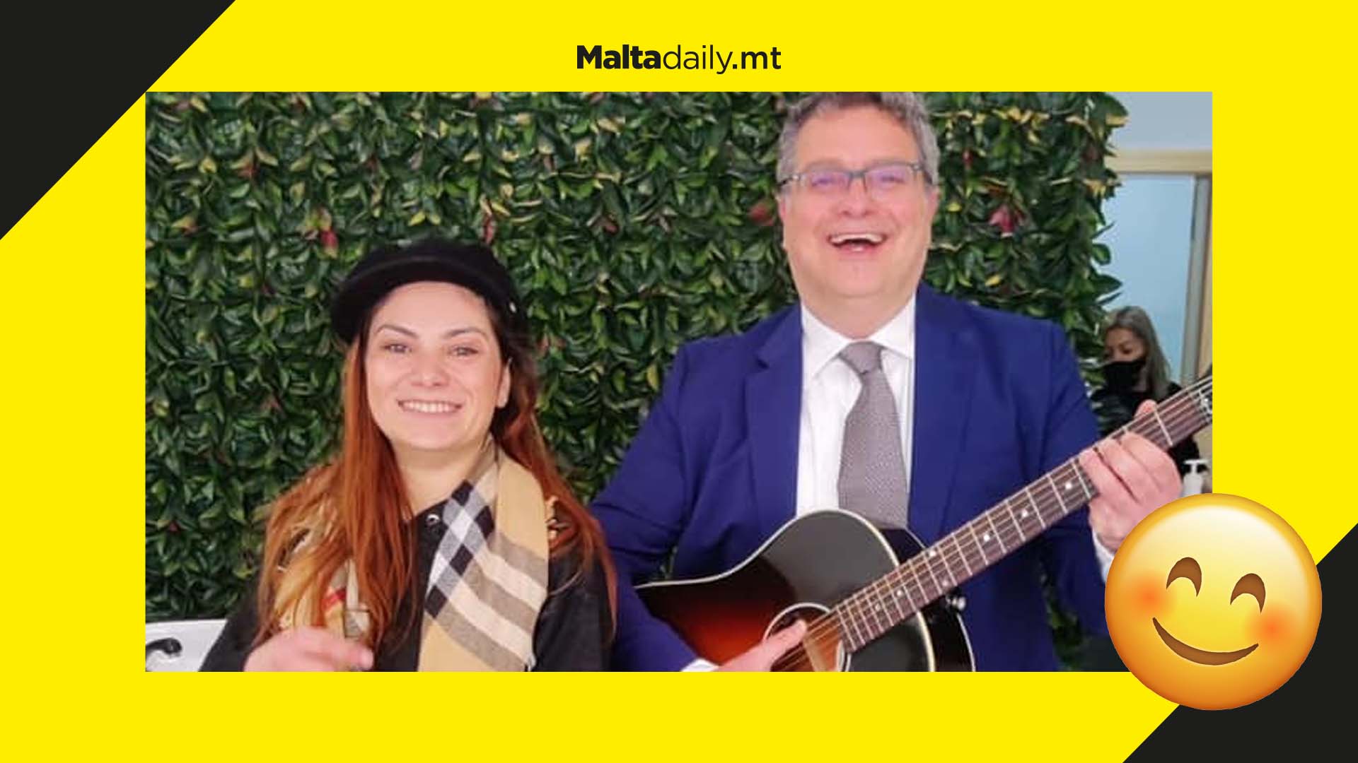 Adrian Delia rocks with XFactor finalist Cheryl Balzan