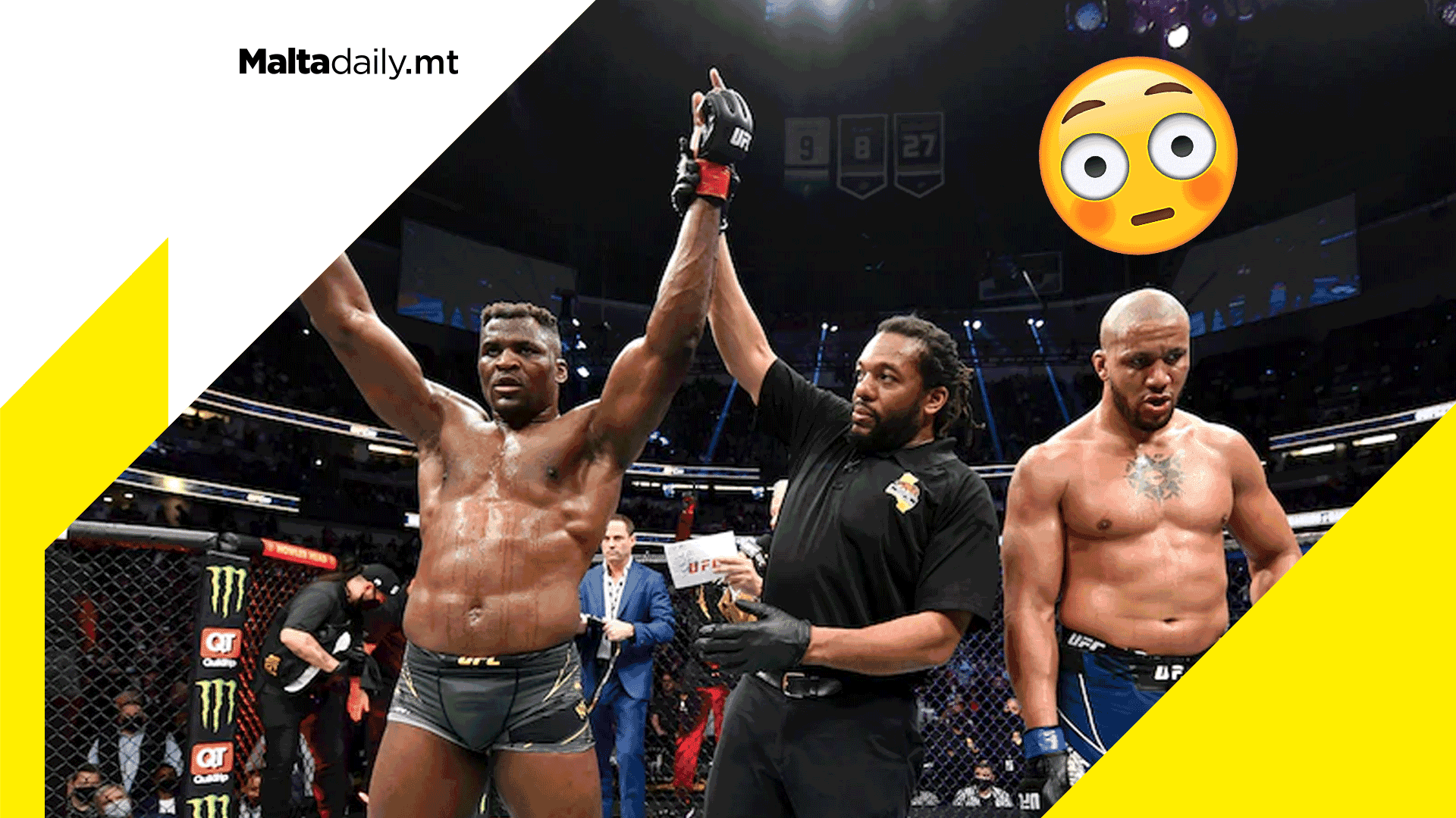 Francis Ngannou retains heavyweight title whilst suffering from torn knee
